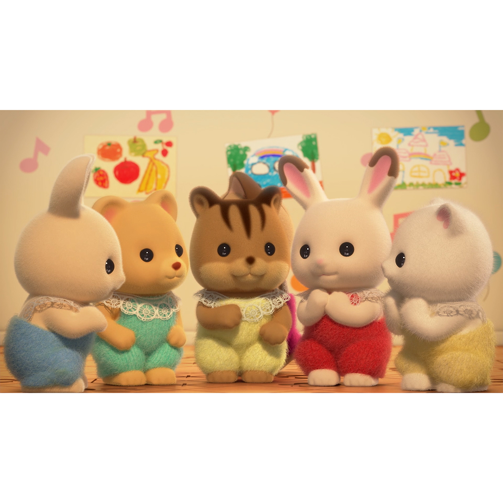 What do you think the babies are talking about? It looks like they might be sharing some secrets! It’s always fun to share things with your close friends. ✨ #friends #fun #happy #secrets #sylvanianfamilies #sylvanianfamily #sylvanian #calicocritters #calico #dollhouse