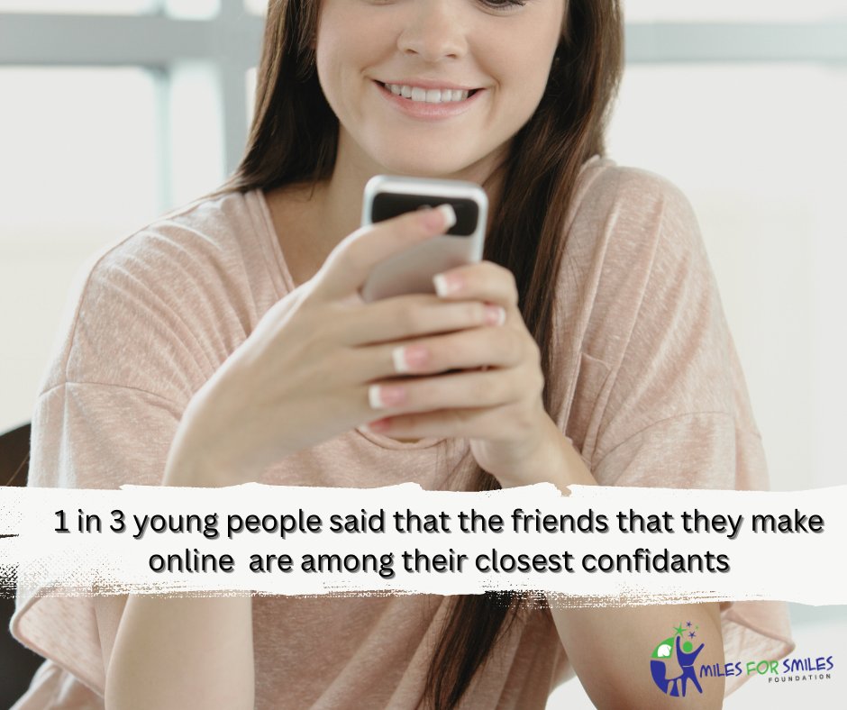 Did you know - one in three young people said that the friends that they make online are among their closest confidants? @miles4smilesNL bodysafetyNL.com