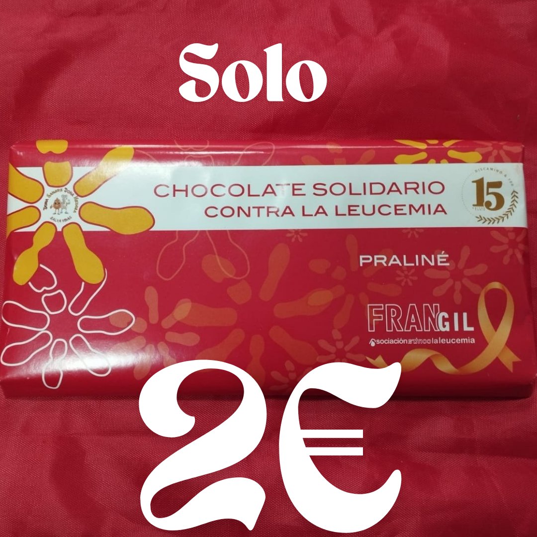 Colabora contra la Leucemia en favor de la asociación FRANGIL y endulza tu día #lafabricadelcartuchovigo #muchomasquetinta #solidaridad