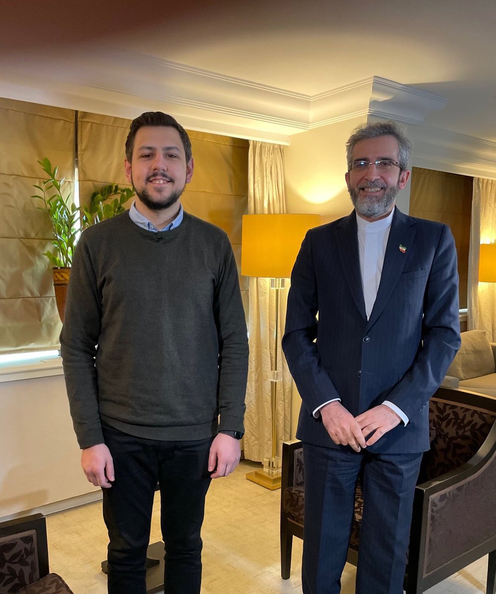 Dr Ali Bagheri has been named Iran’s Acting Foreign Minister. I had the pleasure of interviewing him in Vienna during the nuclear talks as he headed the Iranian delegation