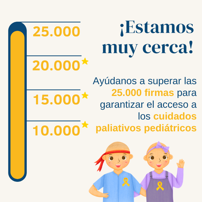 FundAladina's tweet photo. Estamos muy cerca de conseguir 25.000 firmas ✨ en nuestra petición para garantizar que todos los niños puedan acceder a los cuidados paliativos si lo necesitan.

¡Firma tu también y ayúdanos a superarlas! ✍🏼➕1️⃣