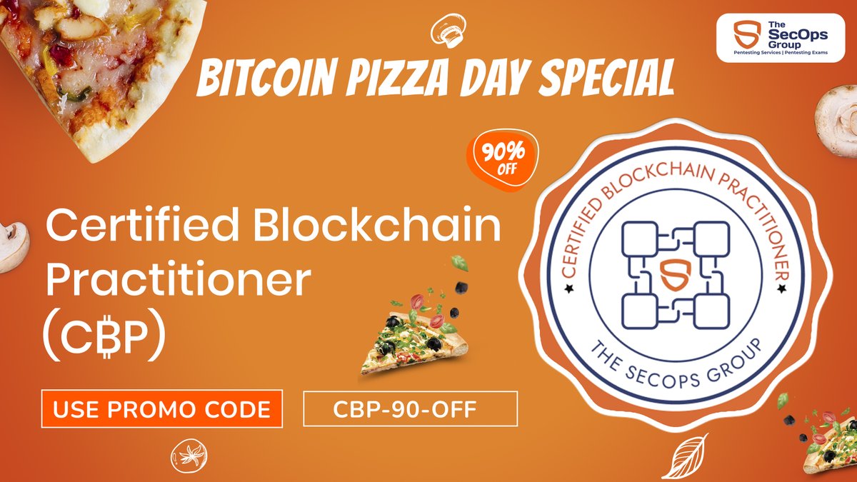 🎉Celebrate Bitcoin Pizza Day by taking a big bite out of the future of finance! 🎉
*𝗟𝗶𝗸𝗲 𝗮𝗻𝗱 𝗥𝗲𝘀𝗵𝗮𝗿𝗲, 𝗮𝗻𝗱 𝟭𝟬 𝗹𝘂𝗰𝗸𝘆 𝘄𝗶𝗻𝗻𝗲𝗿𝘀 𝘄𝗶𝗹𝗹 𝗴𝗲𝘁 𝘁𝗵𝗶𝘀 𝗲𝘅𝗮𝗺 𝗳𝗼𝗿 𝗳𝗿𝗲𝗲!*

Celebrate with us and enjoy a mouth-watering 90% discount on our