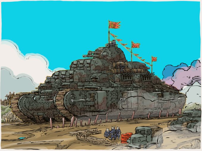 「caterpillar tracks military vehicle」 illustration images(Latest)