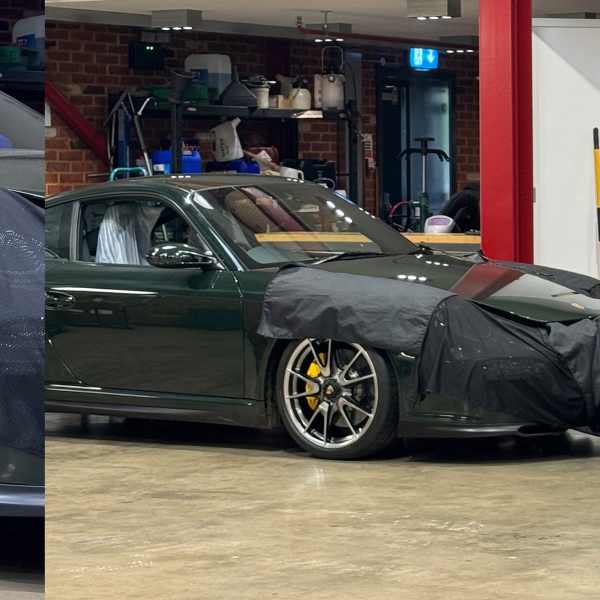One of our fav' #signature builds is back with us for a few more #developments #video on this project build will happen soon so tell us what you'd like to know about this very special #gts #greenwithenvy  #makegreengreatagain #greenporsches