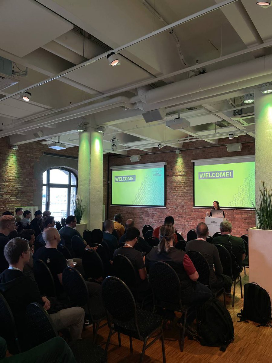 Kubermatic's tweet photo. Kubermatic team is in Berlin! 🤩and of course the reason is ContainerDay Security🔓Meet & greet us at our booth🤝
#kubermatic #kubermaticteam #CDS24 #CDSecurity https://t.co/DEi992S6lm