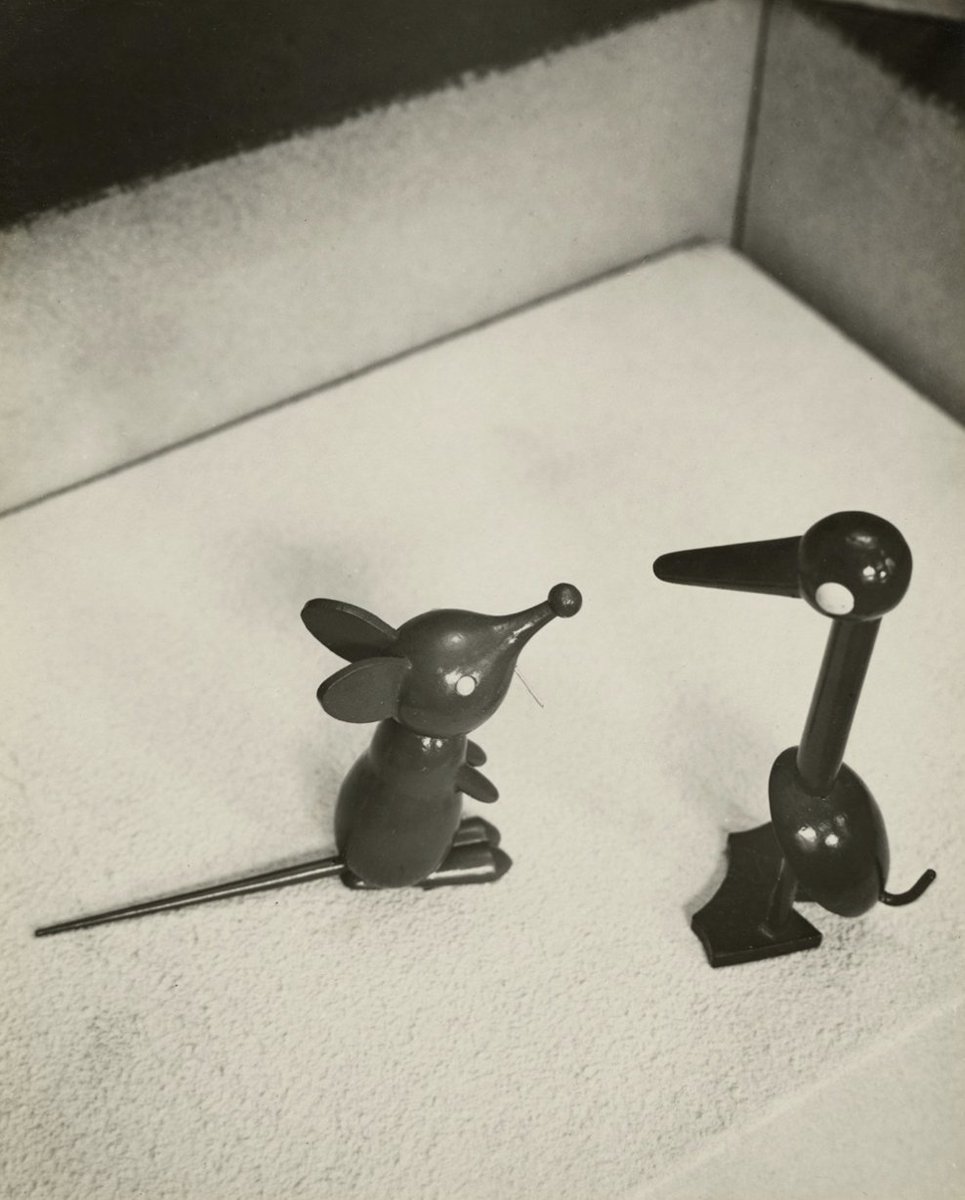 ‘Wooden Mouse and Duck.’ #Photography by André Kertész (1929) #art