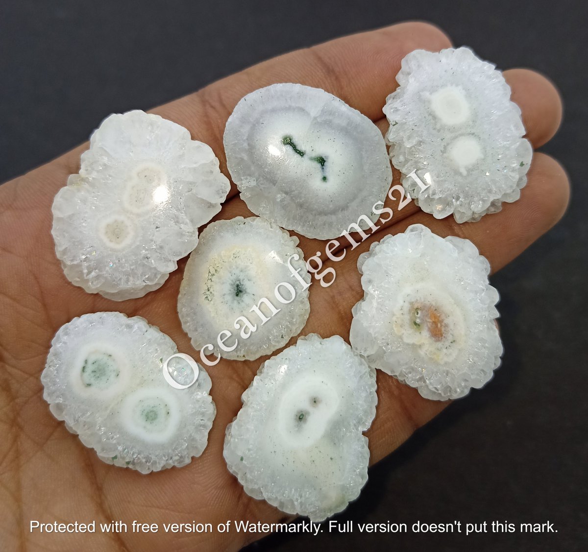 Natural White Solar Quartz Druzy Gemstone Cabochon Dm For Price Size 25 to 40mm Approx Free Drilling Service Worldwide Shipping$6 Combined Shipping Available #whitesolarquartz #solarquartz #whitesolar #quartz #quartzstone #Solarstone #solargemstone #whitesolarquartzcabochon