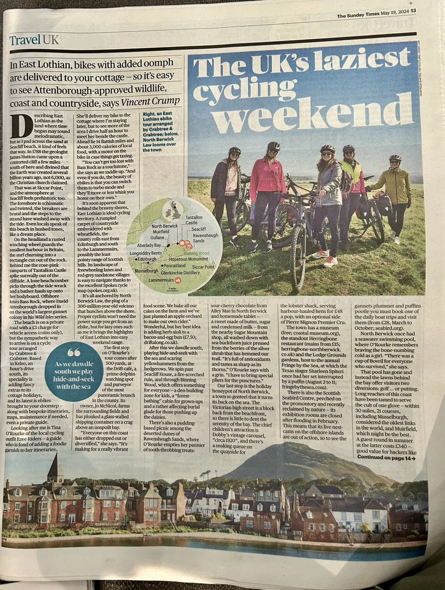 OneFairways's tweet image. Wonderful East Lothian featured in the Sunday Times Travel this weekend. It really is a special place for a holiday.

Book your break in beautiful Gullane with us here: onefairways.com ⭐️⭐️⭐️⭐️⭐️