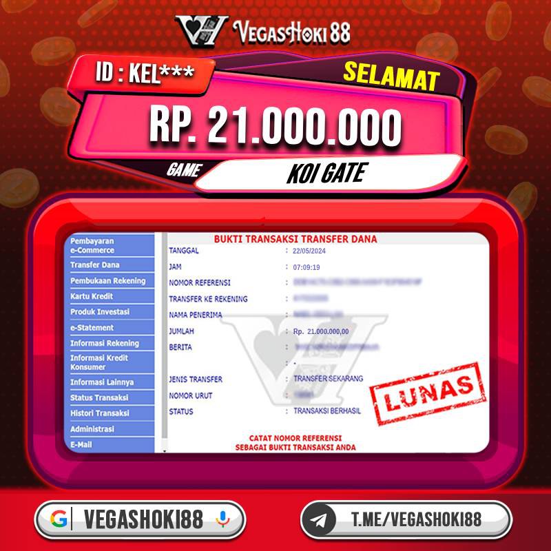 Selamat user ID KEL****
mendapatan jackpot 21.000.000 di Game Koi Gate

Area Bermain : Vegashooki88
Cari di google : Vegashoki88

#vegashoki88 #vegashoki #vegasgacor #slotviral #pragmatic #slot50 #slot100 #slot500 #slotdana #slotovo #depopulsa #slotpulsa #slotviral