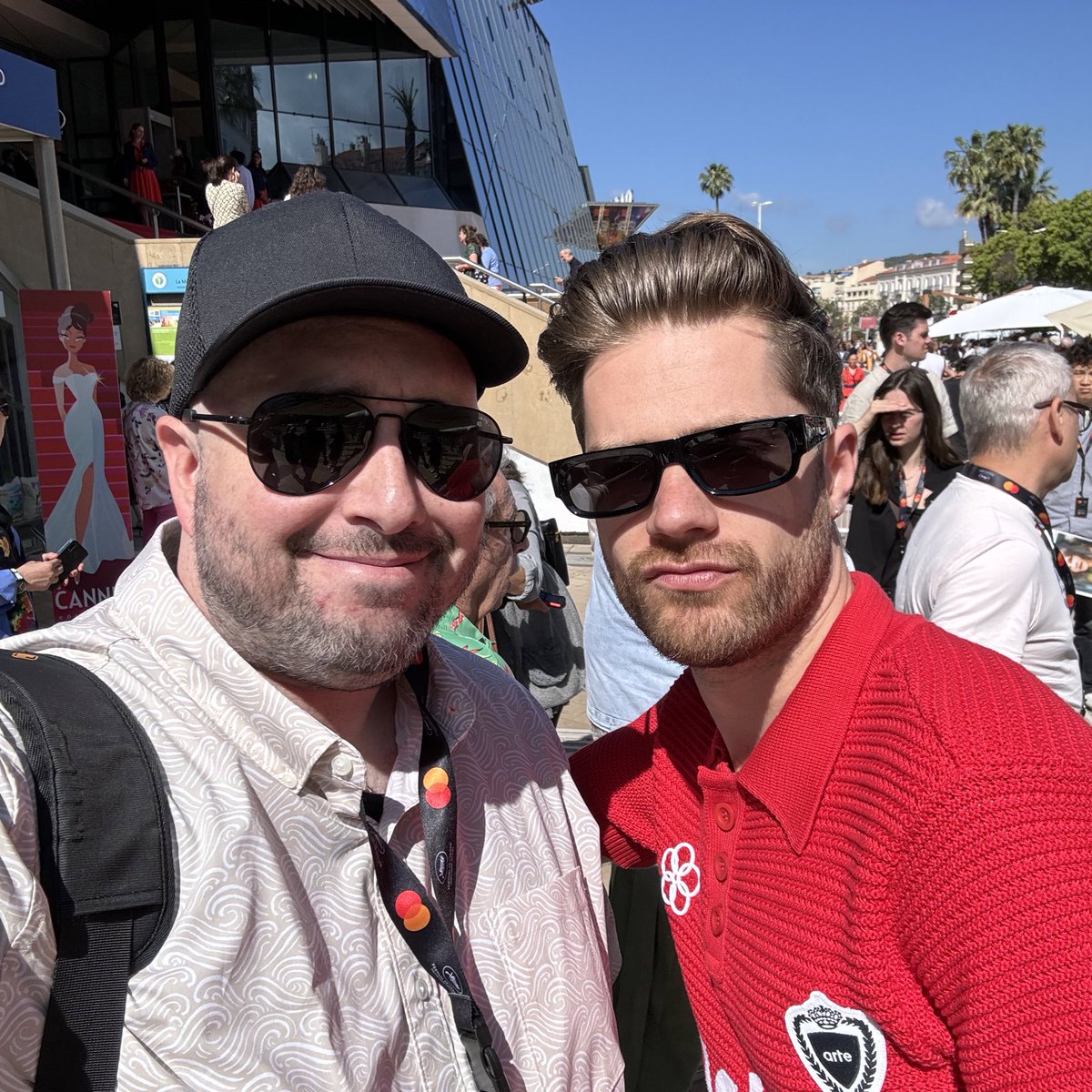 Ran into Lukas Dhont again while in line for Viet And Nam. As president of the Queer Palm, he’s has been making his way from film to film enjoying every minute of the festival. One of the most genuine, nicest individuals out there #Cannes2024