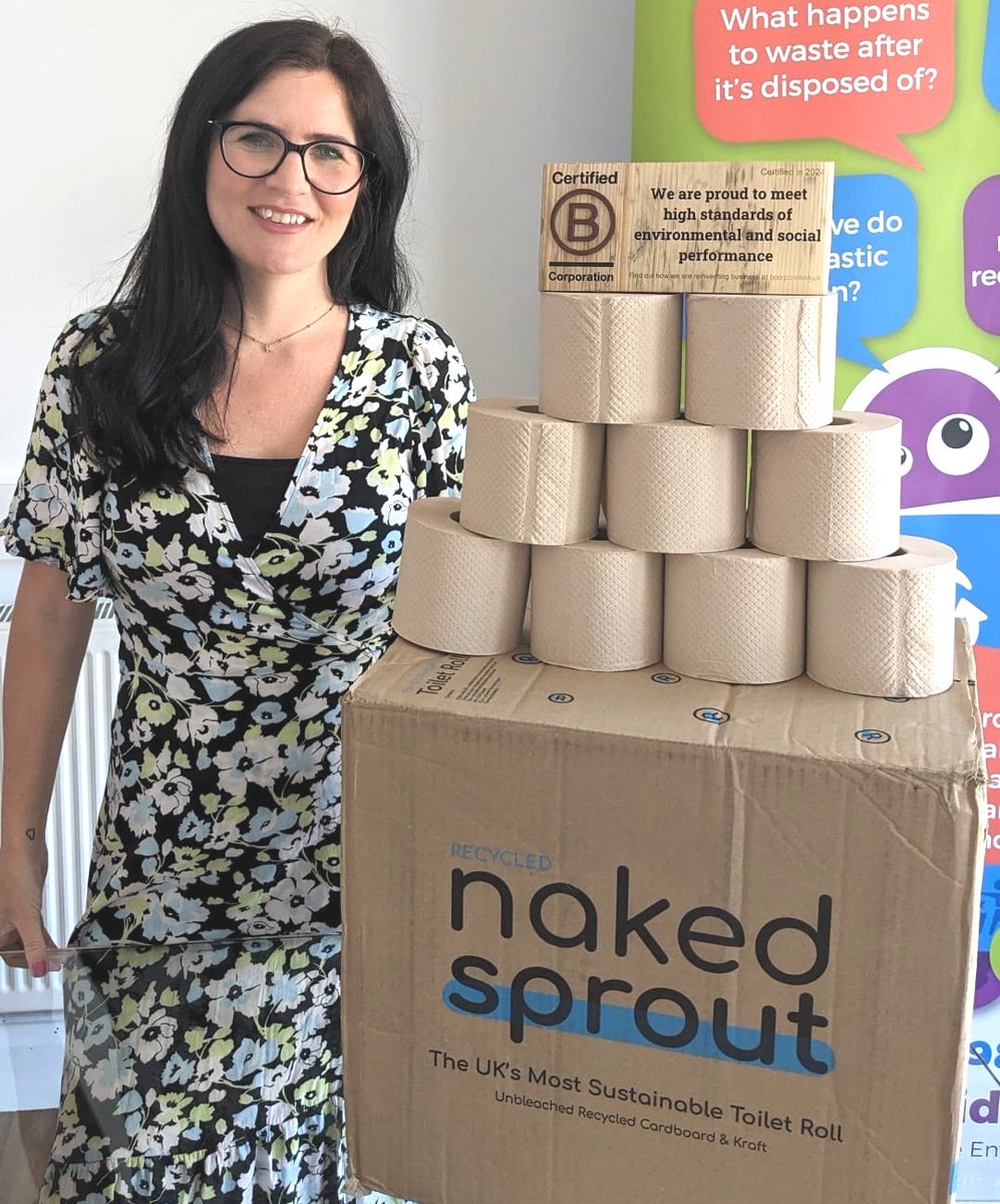 Our customer service coordinator, Laura Walden, had the brilliant idea to switch to Naked Sprout, the UK’s most sustainable toilet roll. This is part of our ongoing commitment to sustainability and supporting fellow B Corps that share our values. 💚 #BCorp #sustainability
