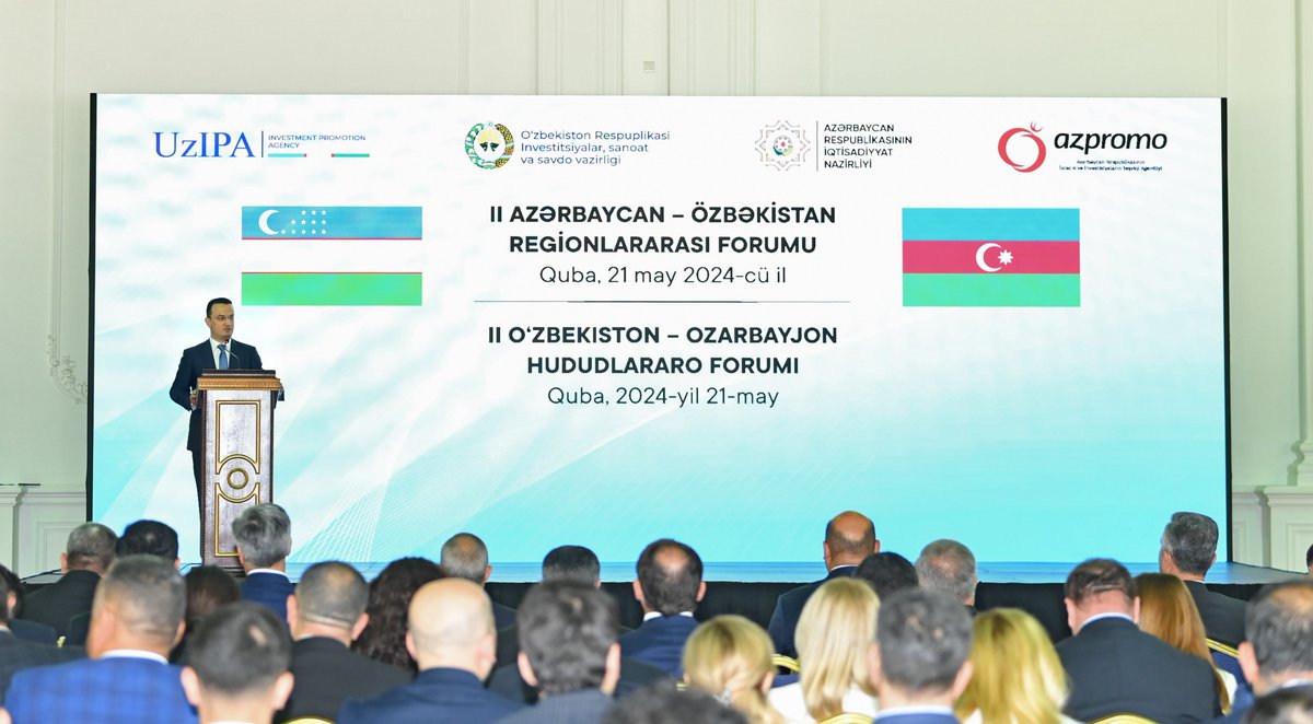 BBAshrafkhanov's tweet photo. On May 21, the 2nd #Uzbekistan - #Azerbaijan interregional forum took place in 🇦🇿Guba. where another 3 cities from each 🇦🇿🇺🇿country become fraternal. https://t.co/LXefpt3TsA