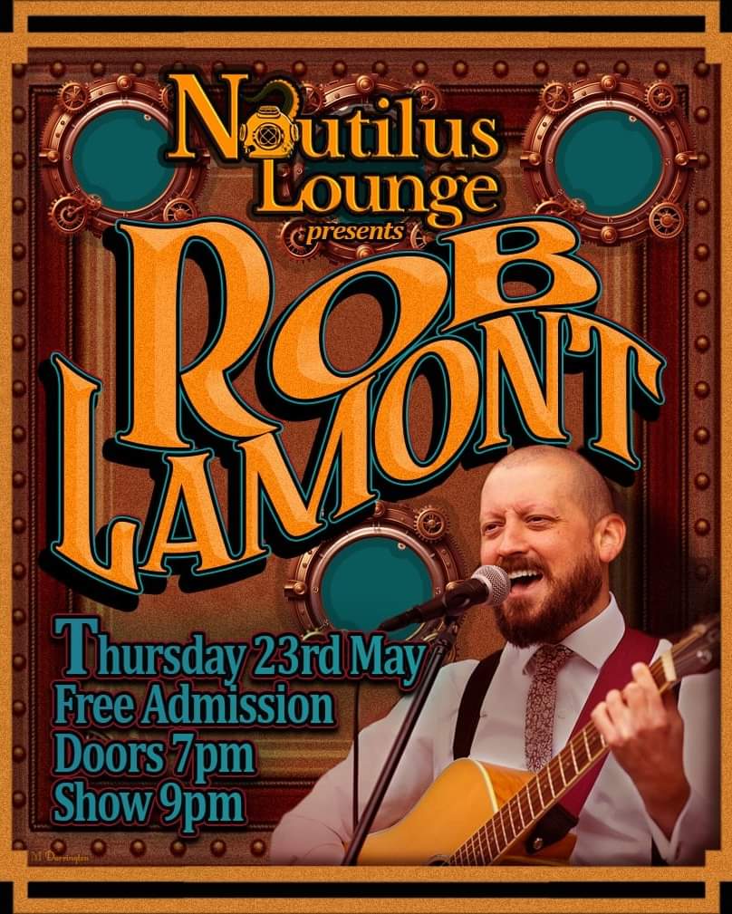 Our Nautical week begins on Thursday with Rob Lamont, bringing his voice, his guitar, and a stack of great 80s tunes! #brighton #brightonmusic #roblamont #nautiluslounge #brightoncocktails