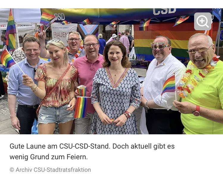 Die CSU-Stadtratsfraktion München gibt sich entsetzt, nicht am CSD teilnehmen zu dürfen. Warum wollen sie da überhaupt noch mitmachen?

Das ist doch hauptsächlich nur noch ein Fetisch-Aufmarsch mit linksidentitären Flaggen, bei dem die chemische Kastration von Kindern und
