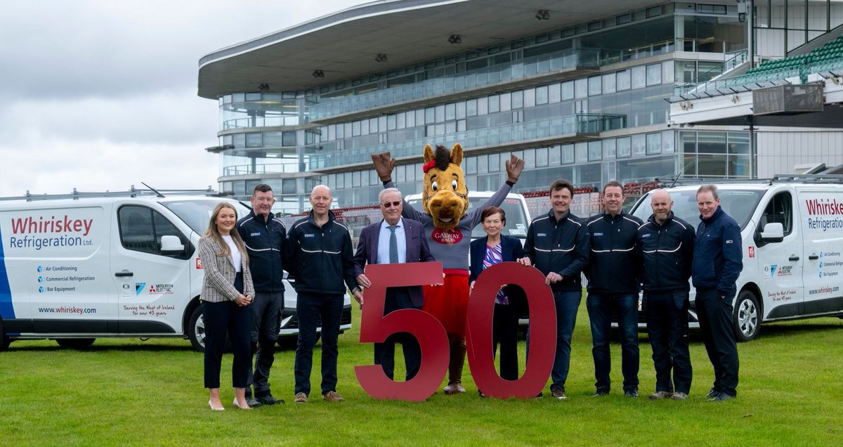 🚨NEWS: Galway family business 'Whiriskey Refrigeration' join forces with the Galway Races for their iconic Summer festival, to coincide with 5⃣0⃣ years in business! 🎂 💬Commenting on the new sponsorship deal, CEO of Galway Racecourse, @MoloneyMichael said, “It’s wonderful to