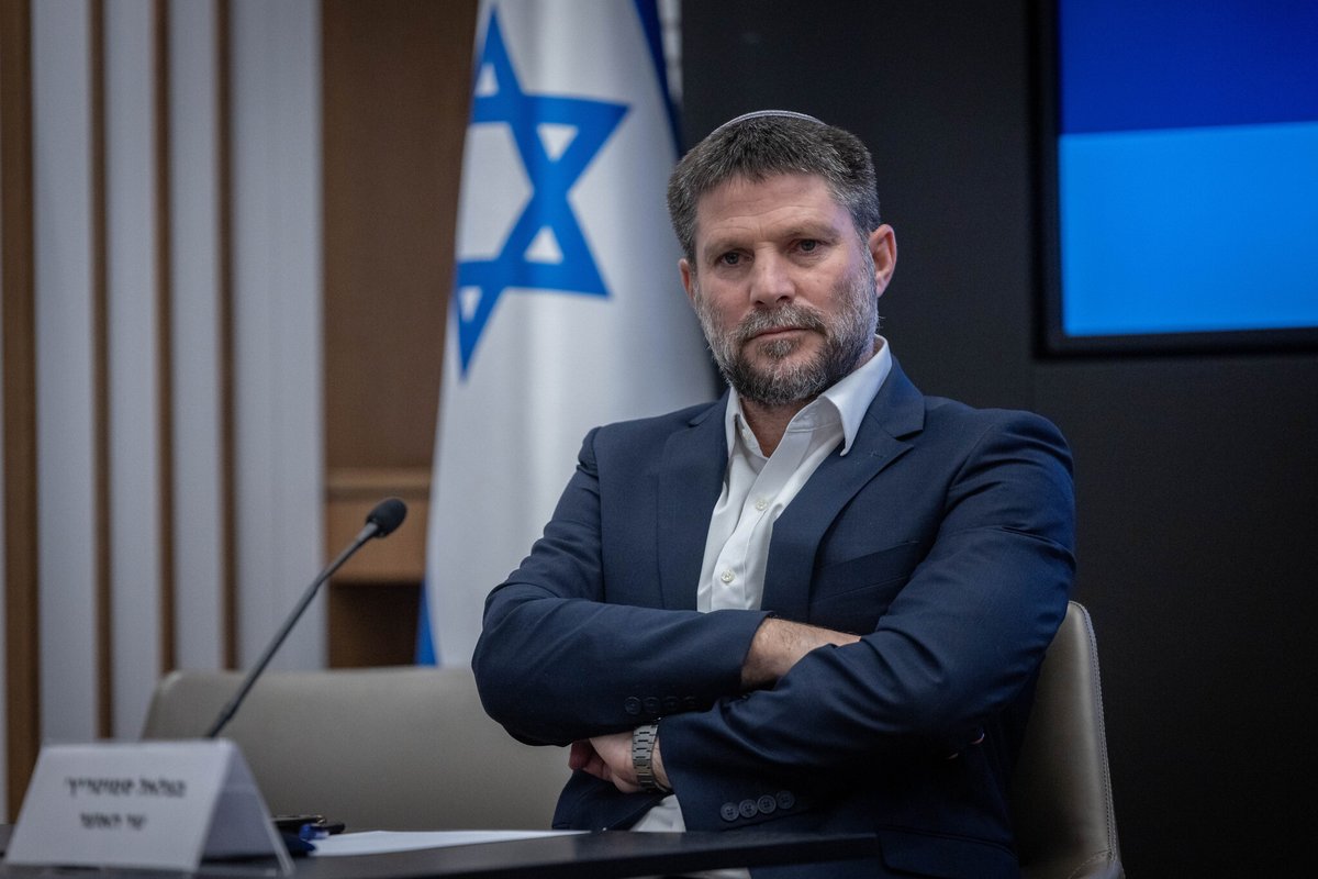 Breaking | Following the recognition of Palestine, the Israeli Finance Minister Smotrich informed Prime Minister Netanyahu that he would withhold Palestinian tax revenues and refrain from transferring them to the Palestinian Authority until 'further notice.' (Illustrative photo)