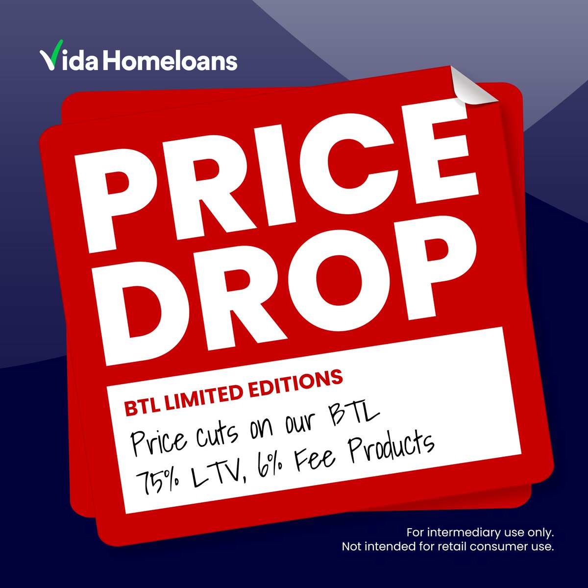 Good news! 🎉
We've cut rates on our BTL Limited Edition, 75% LTV, 6% fee products to help more of your customers get life moving 🏡

 ➡lnkd.in/er5ryjwE