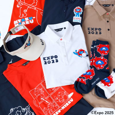 ⛳️ミャクミャクゴルフグッズ発売⛳️ 5/23よりミズノコラボのゴルフ