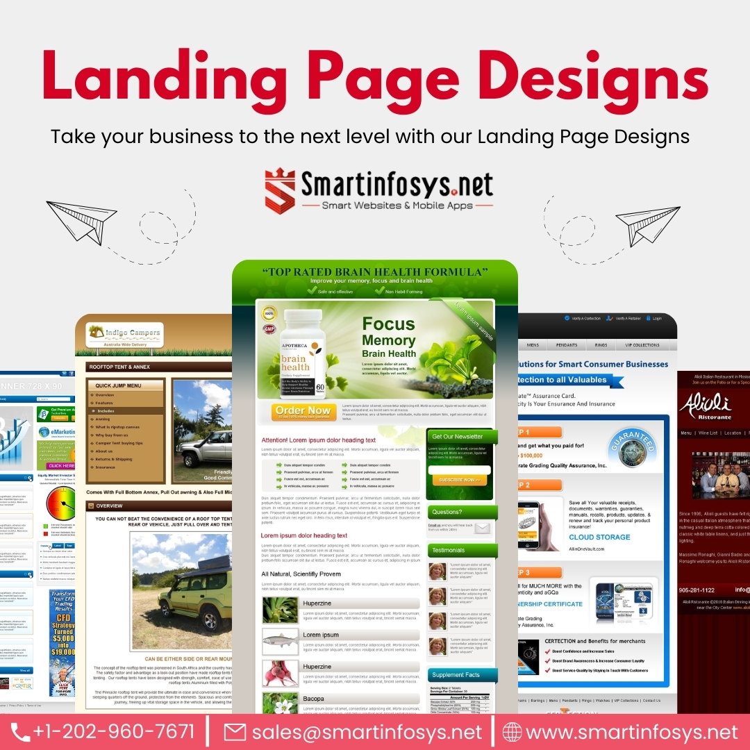 smartinfosys_'s tweet image. Landing Page Design.
Visit : smartinfosys.net/122-landing-pa…
#WebsiteDevelopment #WebDevServices #WebDesignAgency #OnlinePresence #WordPressDesign #WordPressDevelopment #WPDesign #WPDevelopment #DigitalMarketing #SEOServices #OnlineMarketing #GraphicDesign