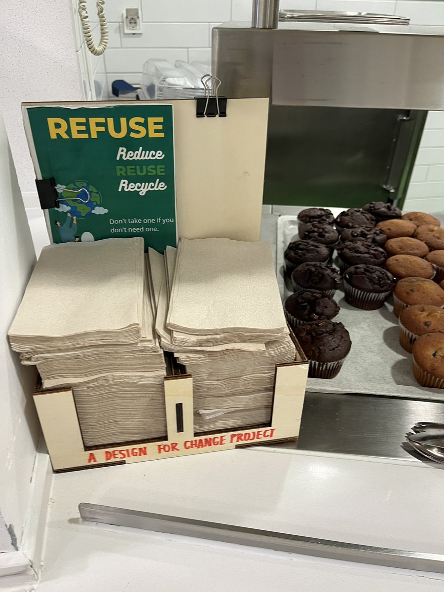 zwoodyburn's tweet photo. Small steps lead to big changes! Well done @robinbneal and Design For Change students. I love seeing the little things around @FIS_School that are making a difference in sustainability ❤️ https://t.co/LS4q7wbhfh
