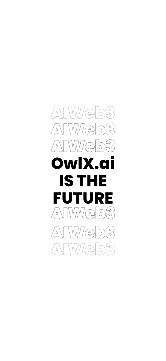 A wallpaper for the OwlX.ai fam

Change the wallpaper and @OwlX_ai for a chance to win *100 beta tester spots & rewards◼️◻️

#AIWeb3