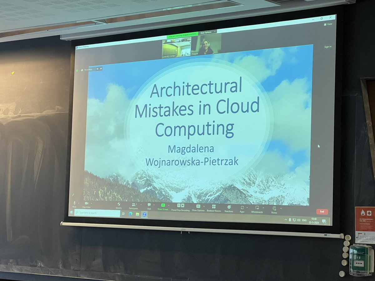 ISAPS (@isapschool) on Twitter photo …. And <a href="/MagdalenaWojak1/">Magdalena Wojakowska</a> on common mistakes in cloud environments #architecturethatmatters @DiSCDigitalSus1 …. And <a href="/MagdalenaWojak1/">Magdalena Wojakowska</a> on common mistakes in cloud environments #architecturethatmatters @DiSCDigitalSus1