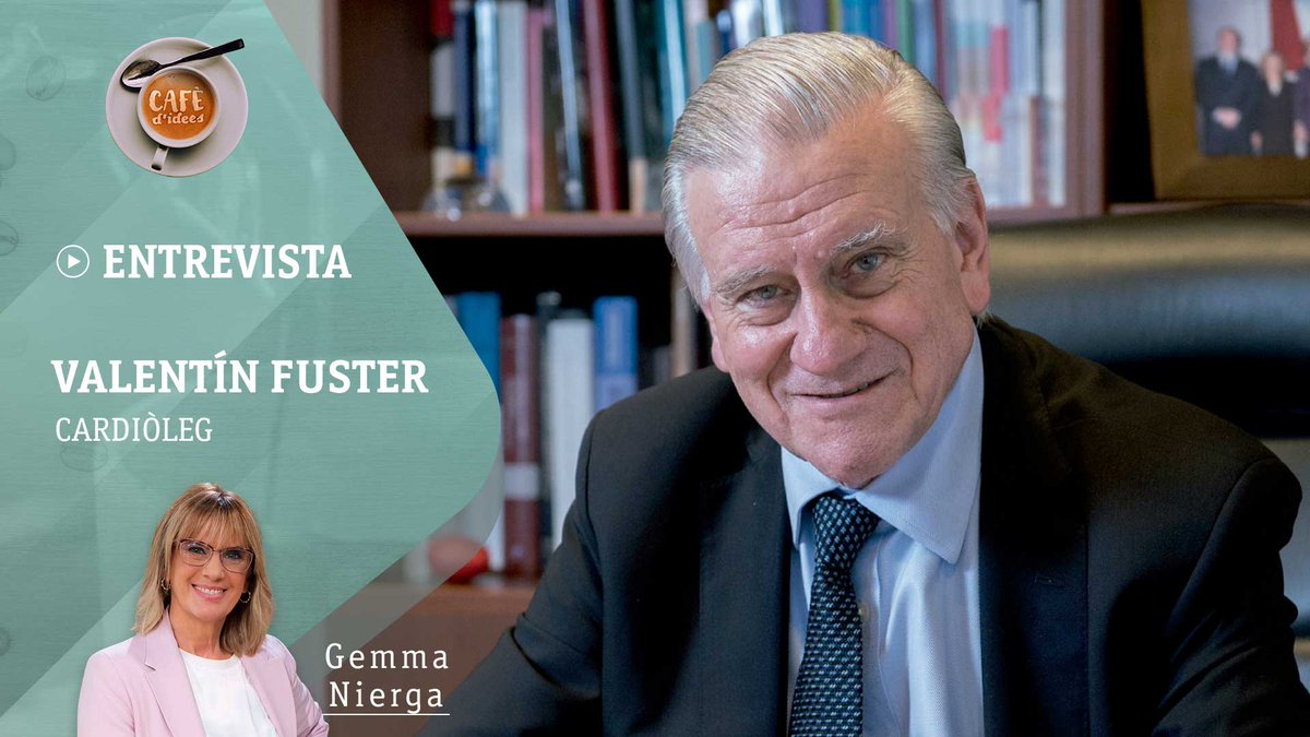 ☕ @GemmaNierga entrevista el cardiòleg Valentín Fuster, director general del @CNIC_CARDIO i director de l'Institut de Cardiologia del @MountSinaiNYC @MountSinaiHeart 🗓️ Dijous a les 8:30 h 📍 #La2 de @RTVECatalunya, #Canal24horas i @radio4_rne 📱 rtve.cat/directe