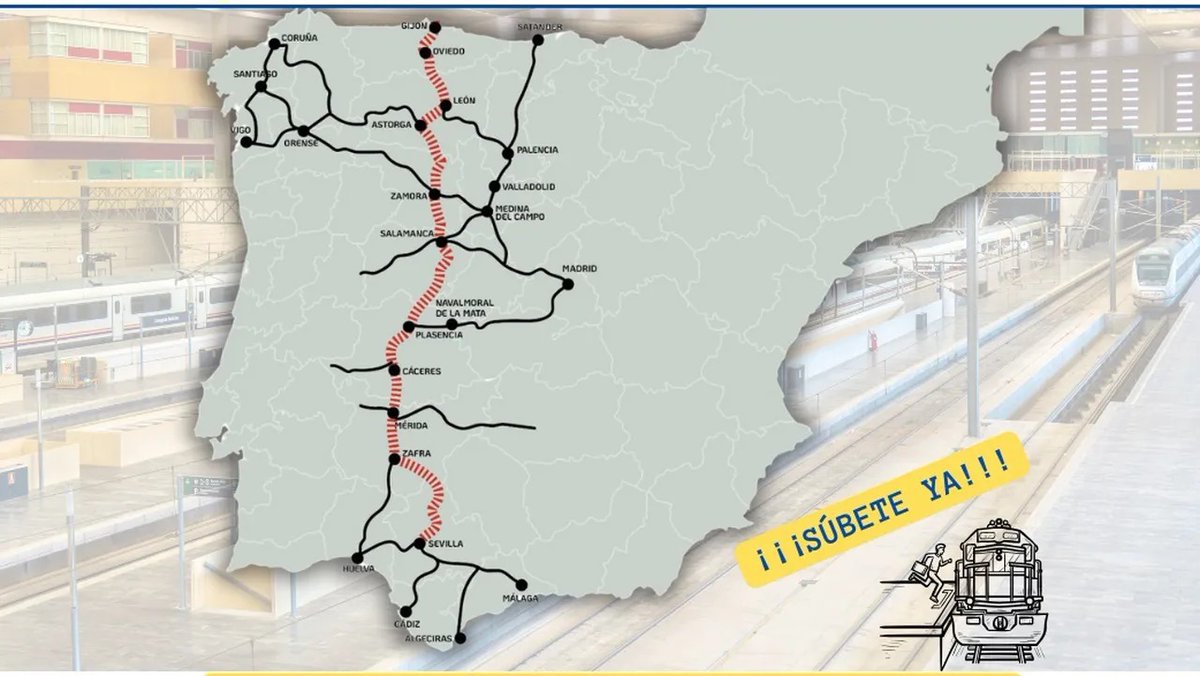 📃 Apoyamos la concentración convocada este 25/5 en Zamora para reclamar el #TrenRutaDeLaPlata

Es urgente la implicación de instituciones y sociedad civil para recuperar esta infraestructura con la que se frenará la despoblación de #Extremadura

ℹ️camaracaceres.com/sala_de_prensa…