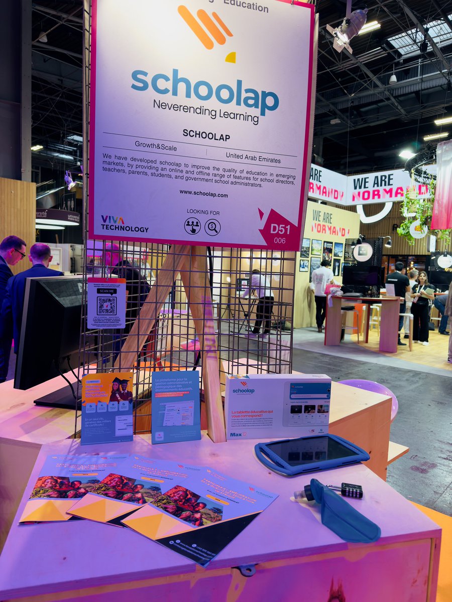 Jour J. L’équipe SCHOOLAP déjà présente à #Vivatech ! Nous serons heureux de vous recevoir sur notre stand D51-006! #edtech #education #Innovation