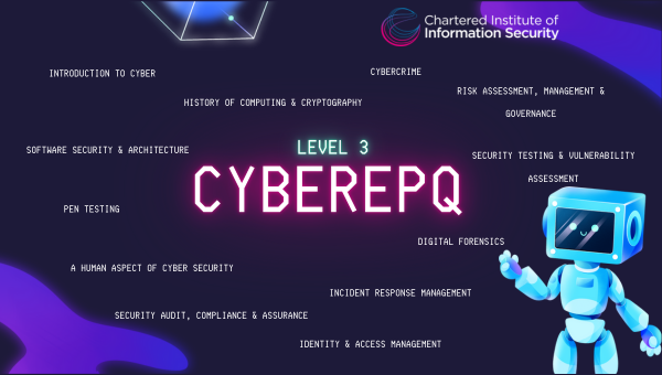 📢 Calling all forward thinking outward facing schools & colleges. CyberEPQ enables students to gain a holistic understanding of the #cyber industry, develop cyber #skills & understand how cyber works in real life! 👩‍💻 Find out more: ow.ly/bba550RQxQg