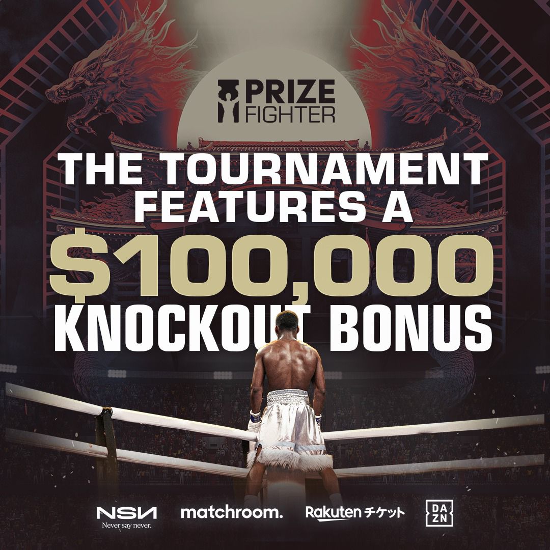 MatchroomBoxing's tweet photo. Confirmed 👊🇯🇵 Our #PrizeFighter tournament heads to the Yamato Arena in Osaka, Japan on July 15!

🏆 A huge $1m prizepot awaits the winner of the tournament 💰 @prizefighterjp
