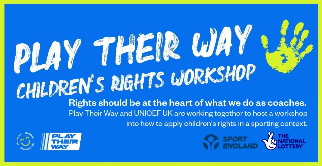 Children's rights are the 💙 of everything we do. That's why we've created this workshop with @UNICEF_uk. Do you know one person from your organisation or club who could benefit from this? Register: bit.ly/3xCgjMX 🐝 Manchester workshop on Tuesday 25th June, 10am-3pm