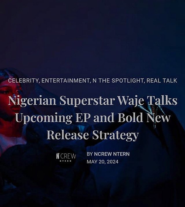 OfficialWaje's tweet image. Good morning fam. Just got featured on @TheJustNLife talking about new music and joining Gala. Please read ❤️
justnlife.com/nigerian-super…