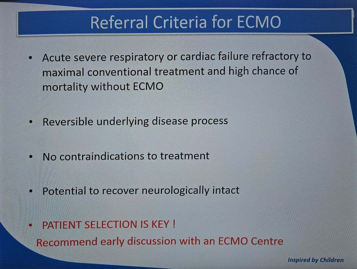 Onto Session 2 of our Paediatric AHP ECMO study day. How do we decide who would be a good candidate for ECMO? Appropriate selection is key. #AHP's <a href="/PICSociety/">Paediatric Critical Care Society</a> <a href="/TheACPRC/">ACPRC</a> <a href="/Child_hannah17/">Hannah Child</a> <a href="/LauraRimmer8/">Laura Rimmer</a> <a href="/EShkurka/">Emma Shkurka</a>
