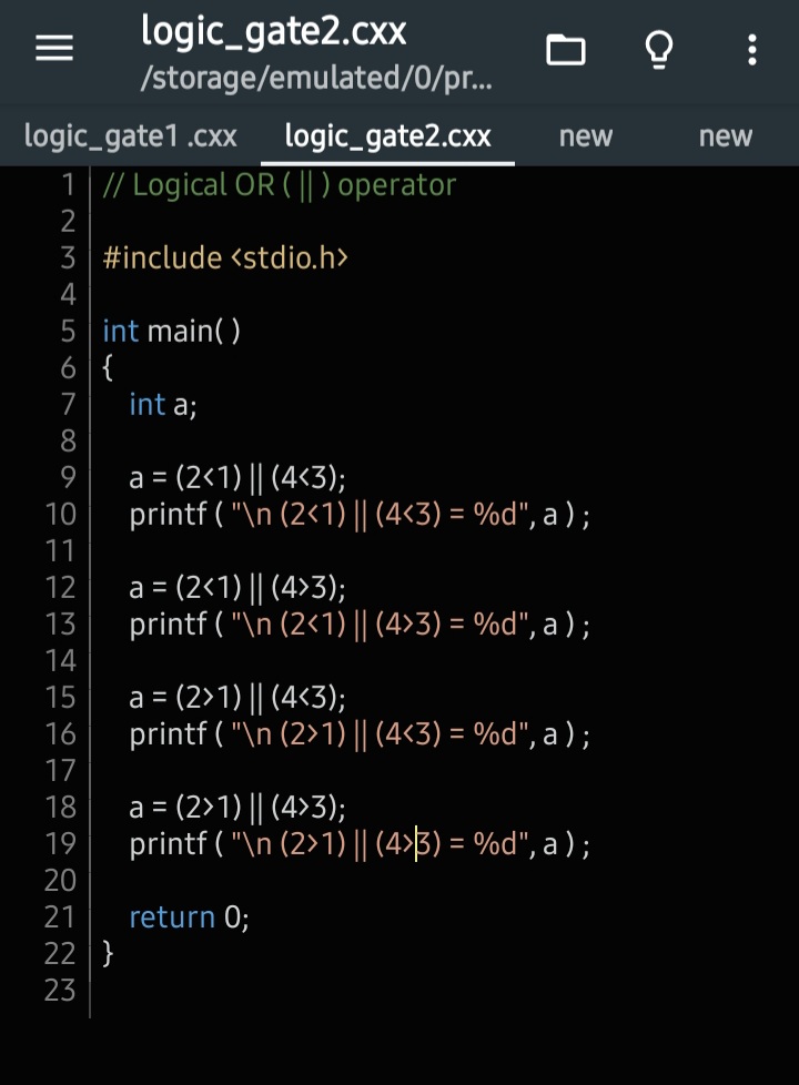 Venus36135's tweet image. 100 Days of Code
100 Projects in C

18/100:
Logic Gate OR (||)

#100DaysOfCode
#LogicGates
#logicgates
#programming