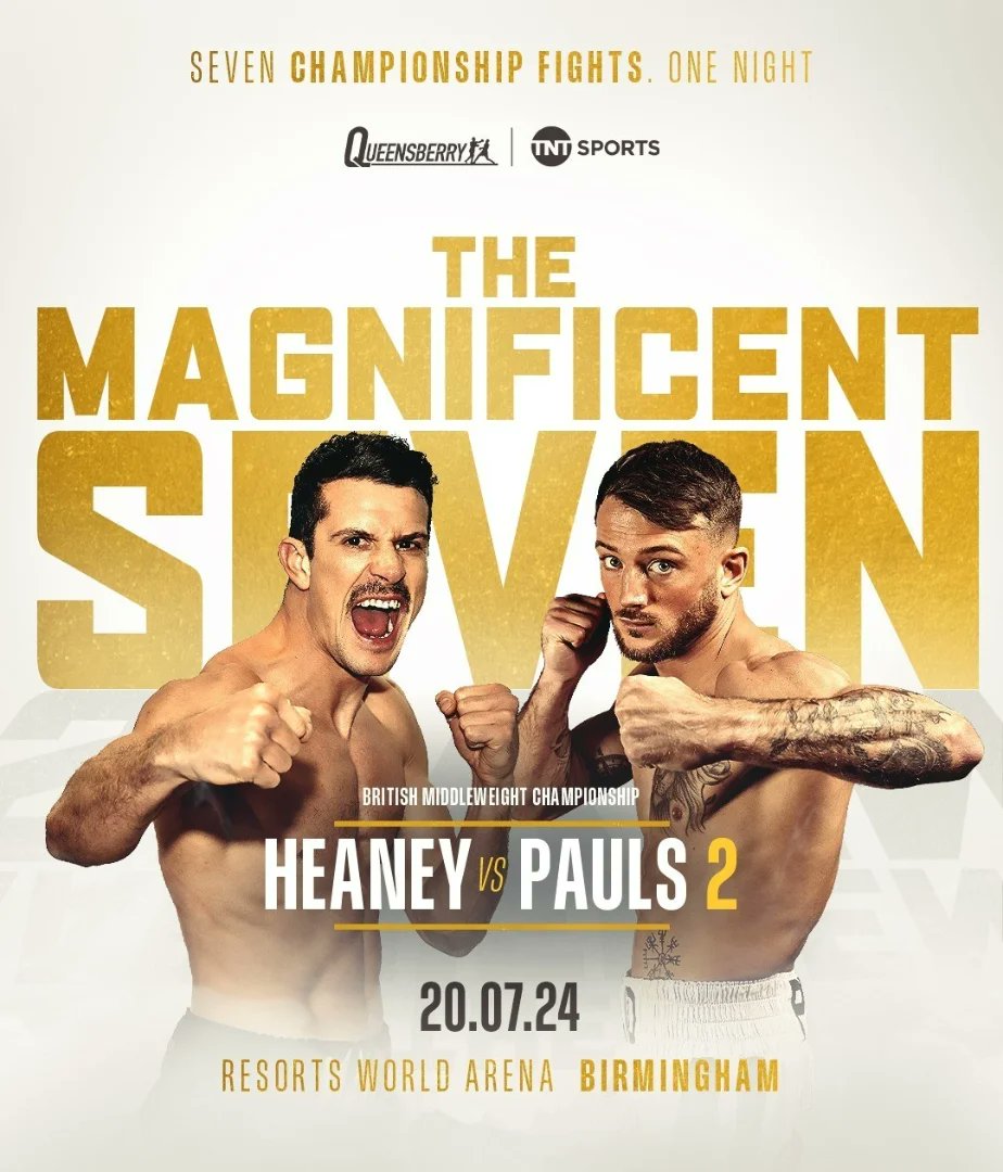NathanHeaney's tweet photo. 🔴🇬🇧🔥 |Heaney vs Pauls 2|🔥🇬🇧⚪

Sat 20th July we are back! Over 1200 Stokies have already reserved tickets and it's set to be another explosive fight headlining a massive card 👏 

Please DM me if you want to be a part of this event as it's going to be a sellout! 😍 Thank you❤️ https://t.co/bJiWPZxJOL