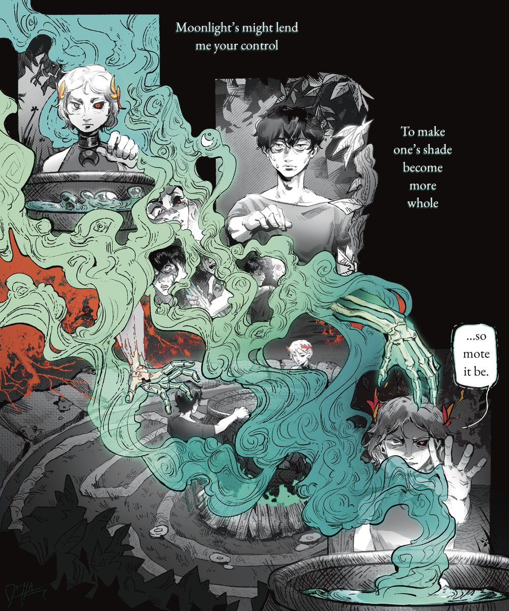 dryyaart's tweet image. An incantation for a dear friend, to make him whole again #hades2