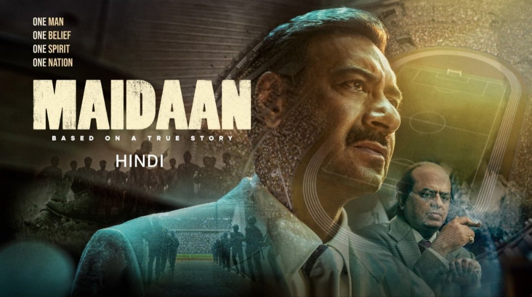 Hindi film #Maidaan is now available on rent on Amazon Prime Video Store. It will stream without rent from June 5th.