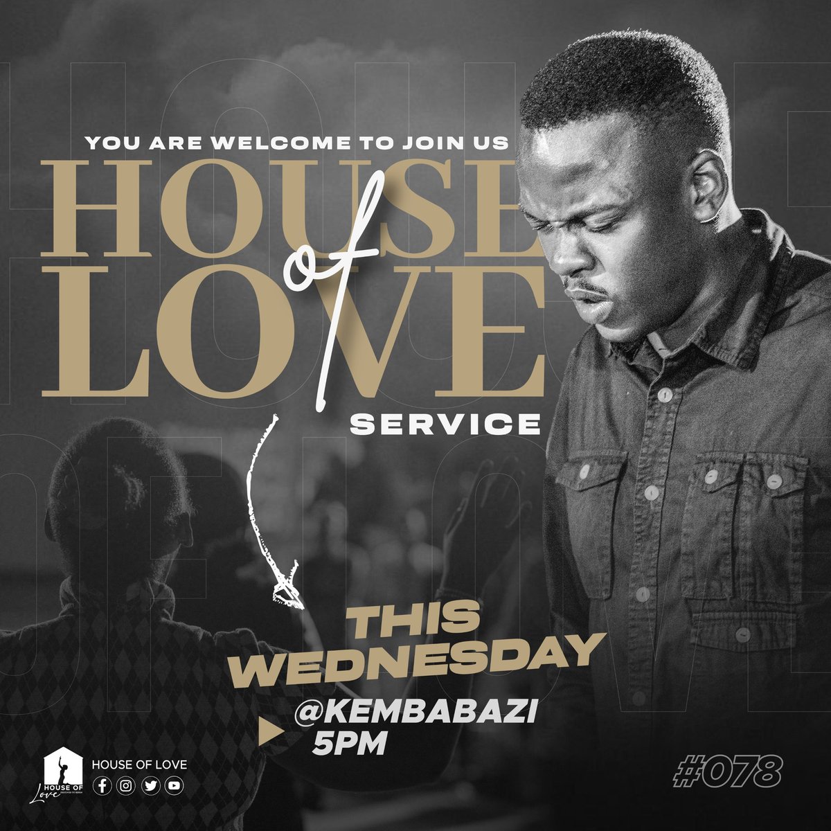 Experience boundless joy, steadfast love, and eternal peace in the presence of God💫✨️ Join us at House of Love this Wednesday for an extraordinary evening of praise, worship, & the inspiring Word of God🚀👑 Service begins at 5pm at Kembabazi Center, Naguru. #HouseOfLoveUg