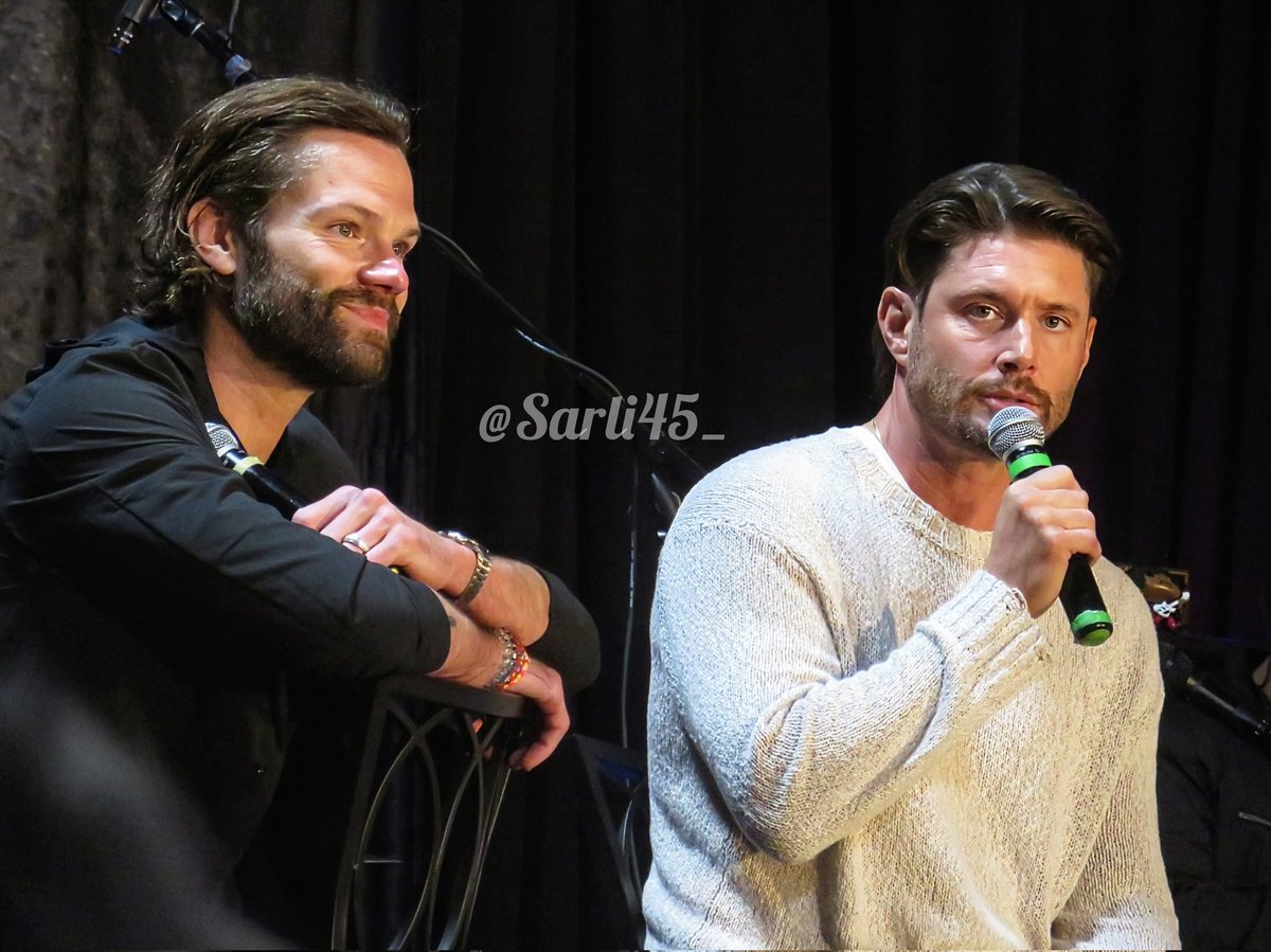 Sarli45_'s tweet image. Look, I'm just going to pretend Jensen was *actually* looking right at me, ok? We can all be delusional together 

#SPNNJ #NJCon