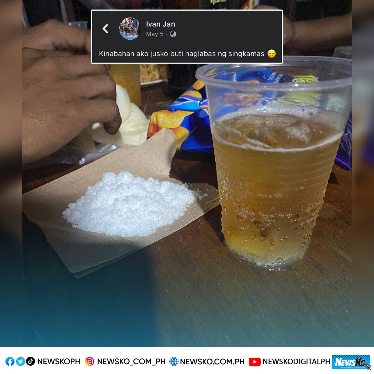 NewsKoPH's tweet photo. #MemesPH: 'Yung bigla kang kinabahan sa inihain sa'yo sa inuman. 😹
📸 FB/ Ivan Jan
Bisitahin ang aming official website para sa iba pang balita: https://t.co/mdIbQKpPI3
#ViralPH #GoodVibesPH #Trending #Funny #fyp https://t.co/Lulp3ngK6l