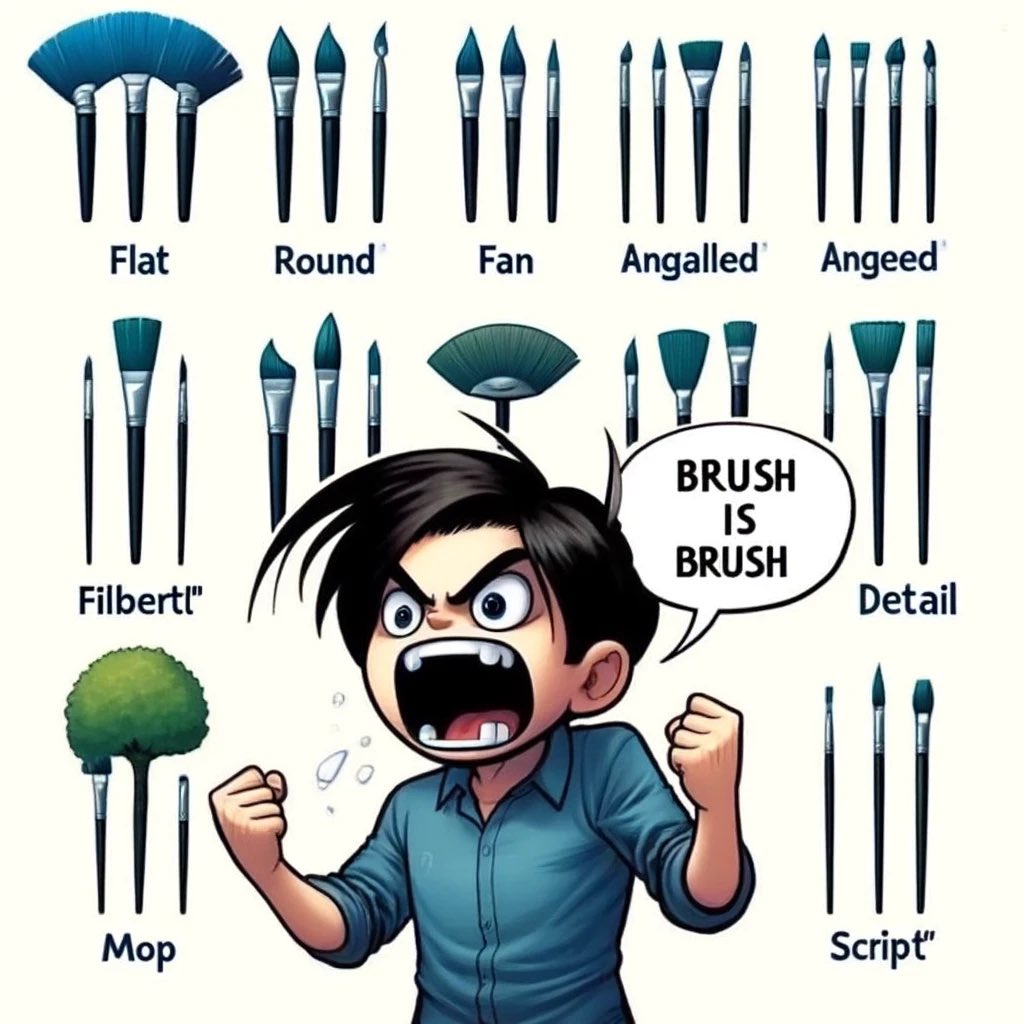 AbhinavGirdhar's tweet image. “AI trying to understand art brushes: Brush is brush.”

#AI #AIArt #ArtHumor #Brushes #ArtLife #DigitalArt #FunnyArt #CreativeAI #ArtistProblems #ArtMeme #AIHumor #ArtTools #ArtCommunity
@AppyPieInc