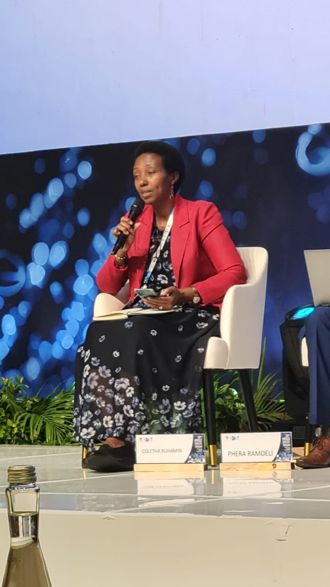 Deputy Executive Secretary @cruhamya makes her submission at the 10th world water forum in Bali Indonesia themed “water for shared prosperity” . She focused her discussion on the benefits of joint surveys and effective data sharing approaches in transboundary basins/catchment.
