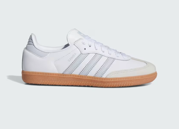 Ad: Couple of sizes Women’s adidas Samba OG ‘Cloud White/Halo Blue’ => bit.ly/4bKMs3K