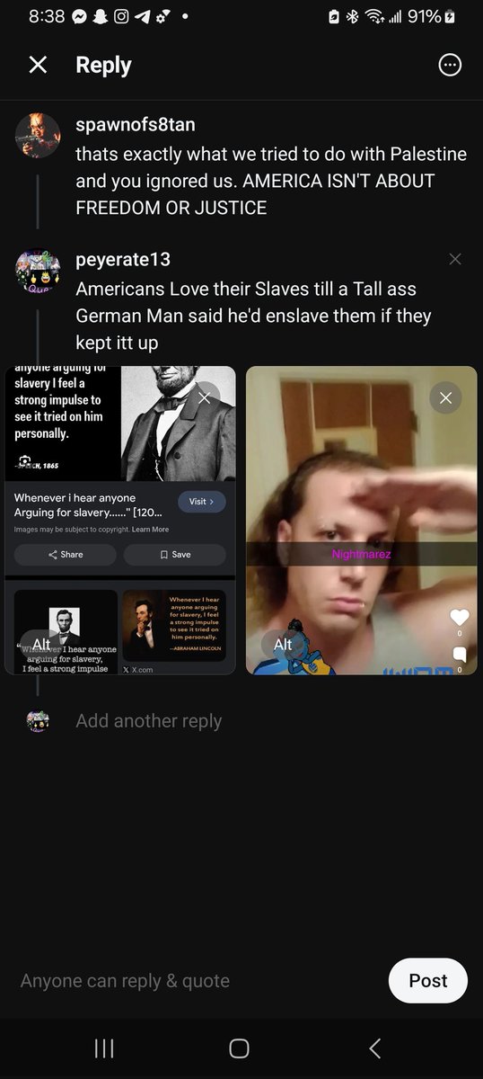 Peyerate13Bo's tweet photo. @hobomaster @xrp_highway @macrurdn @ProveMe59327731 @BidensWins Sounds like someone's #envious of #Germany 
#HeilFuhrer #MeinReichDasBose #TheReichWillRise https://t.co/qnBohgKcZI