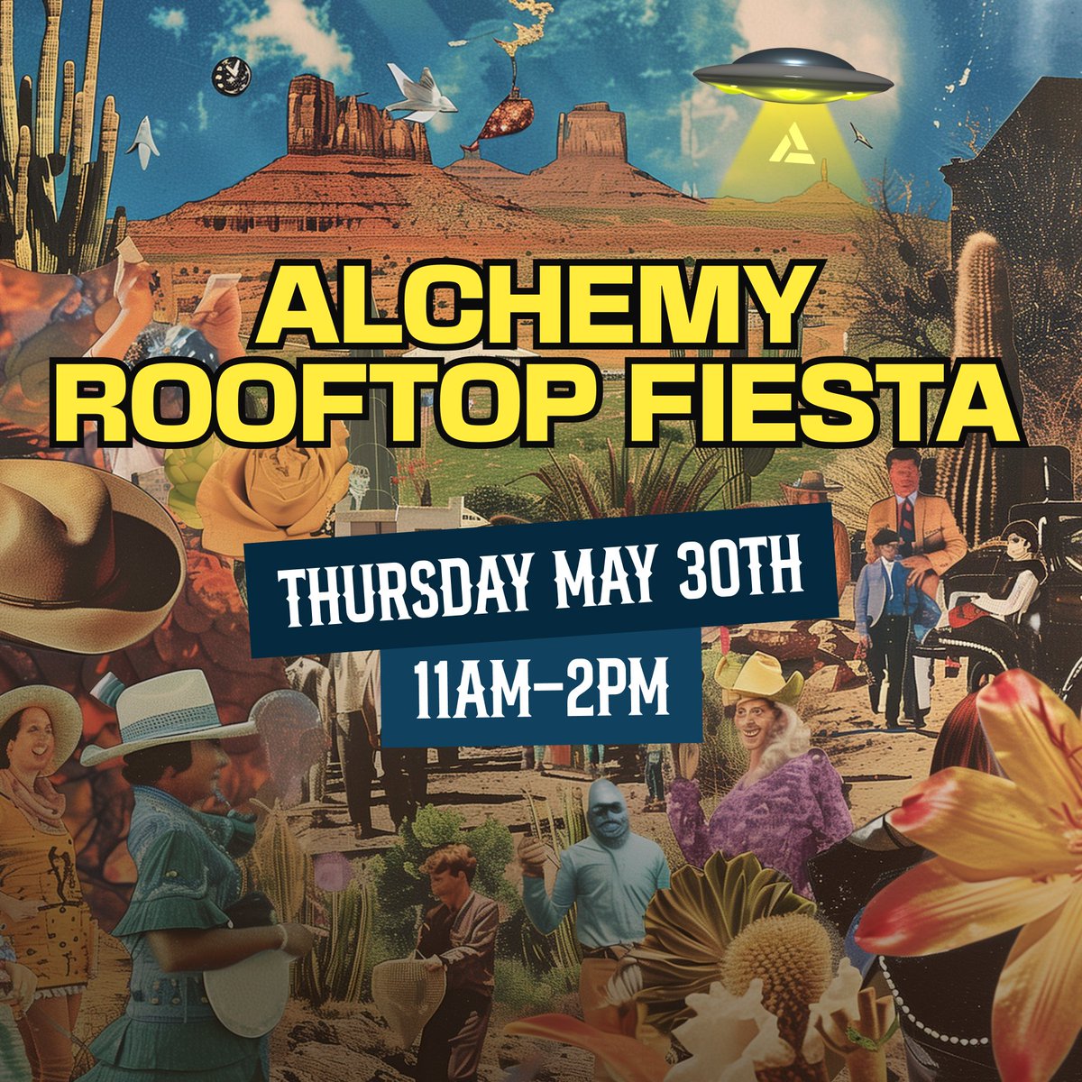 Are you going to Consensus!?🤠 Alchemy has a couple of things cooking for you! The first, Join us at the Alchemy Rooftop Fiesta!!!👇