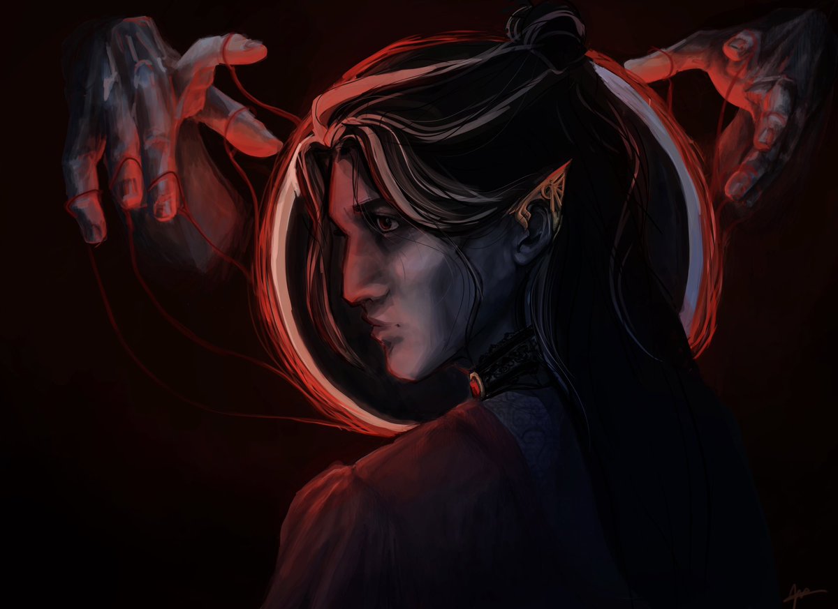 'No matter who you pray to, no matter who you reach for, you are, and will always be, mine.' #criticalrolefanart #CriticalRoleArt