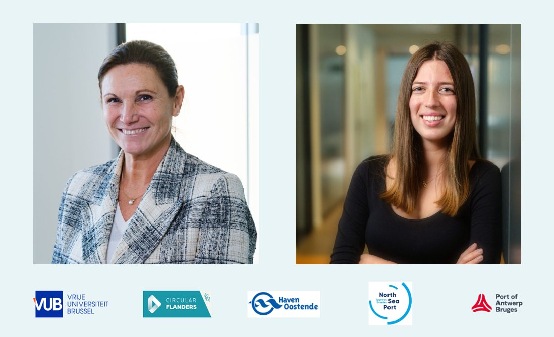 <a href="/VUBrussel/">VUB</a> , <a href="/northseaport/">North Sea Port</a>  <a href="/PortofAntBruges/">Port of Antwerp-Bruges</a> , <a href="/havenoostende/">Haven Oostende</a>  en @circulflanders ondertekenen de overeenkomst voor de Chair Circular Port Monitoring in Flanders. Deze leerstoel zal onderzoeken hoe we de impact van circulaire transitie in de havens kunnen monitoren.