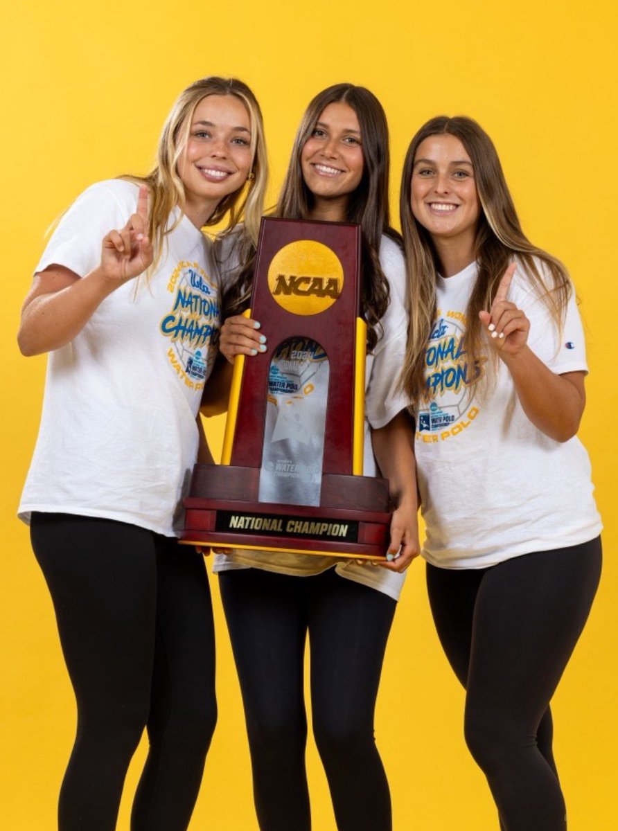 Congratulations to our SMCHS water polo alumnae who competed in the 2024 NCAA Women’s Water Polo Championship game. UCLA won the NCAA title and completed an undefeated season. Pictured left to right: Natasha Kieckhafer ’23, Izzy Rosensitto ’22 and Carly McMurray ’22.