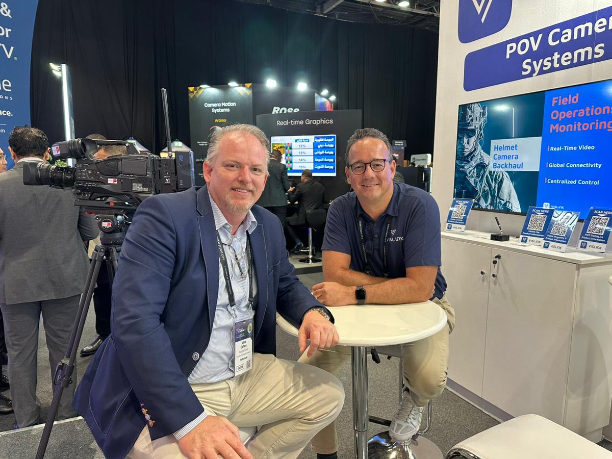 We are ready for day 2 at #CABSAT. Come by and see how we can help you with your #broadcast, #remoteproduction and #MilGov projects. See us in Dubai, booth S1-H20

🔹 Wireless video solutions
🔹 fully automated studios
🔹 RF and 5G based transmission